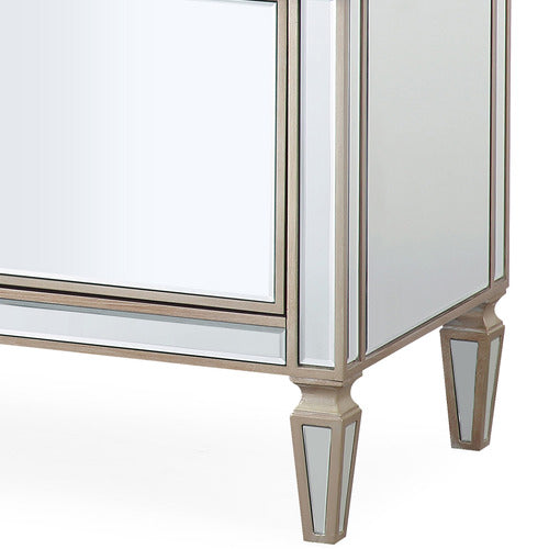 SOUTHERN STYLERS SIERRA MIRRORED TV UNIT