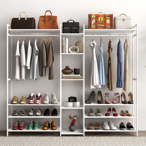 CHISWICK LIVING PEREZ 13 SHELF CLOTHING RACK