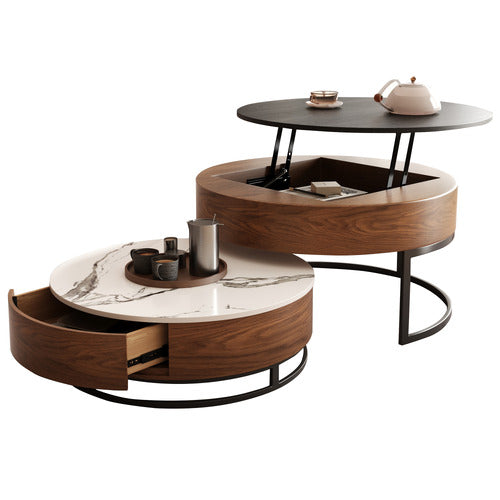 SHIRLEY LANE FURNITURE 2 PIECE LUISA NESTING COFFEE TABLE SET