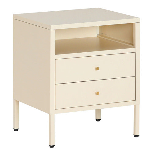HAVEN COVE FURNITURE TASSI 2 DRAWER BEDSIDE TABLE