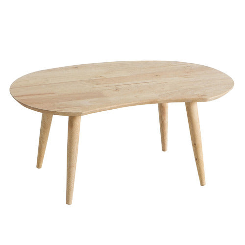 MAJA ANSEL DESIGN PEANUT RUBBERWOOD COFFEE TABLE