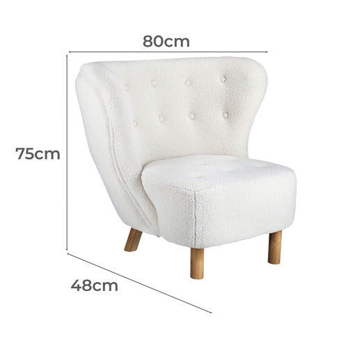 LIVING FUSION CARLYLE RUBBERWOOD ARMCHAIR