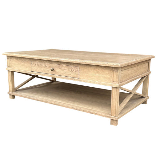 HAMILTON FURNITURE EMBRACE OAK WOOD COFFEE TABLE