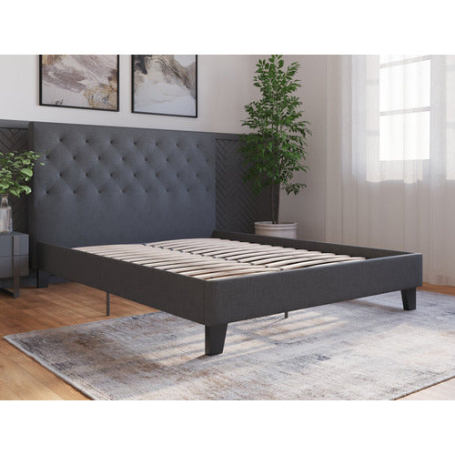 RAWSON & CO OXFORD CHARCOAL DOUBLE BED FRAME