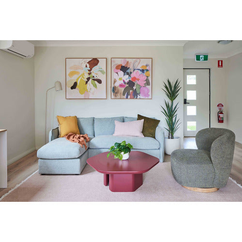 LIBBY UPHOLSTERED SWIVEL ACCENT CHAIR