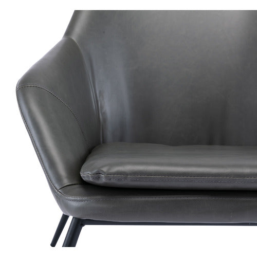CORA HOME LIVING TALA FAUX LEATHER ARMCHAIR