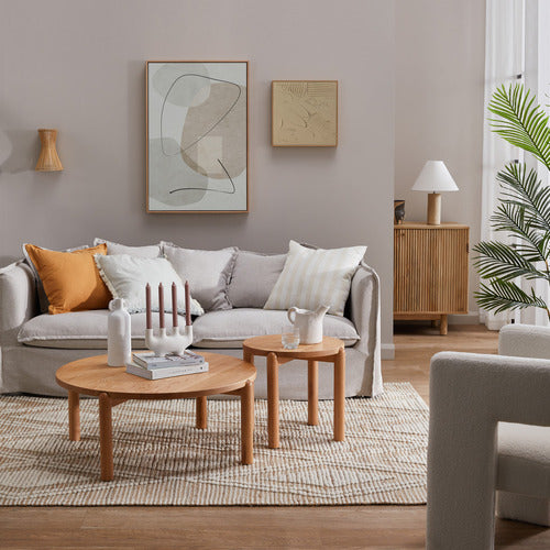 CATERINA SOLID OAK COFFEE TABLE