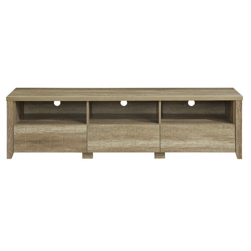 SOUTHERN STYLERS ALEXA RUSTIC 3 DRAWER ENTERTAINMENT UNIT