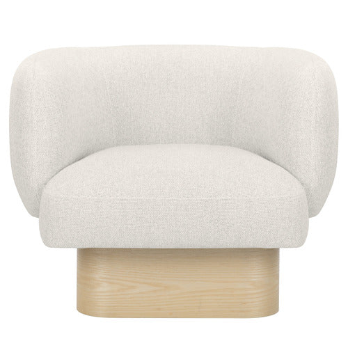 NATURAL BENJI SWIVEL ARMCHAIR