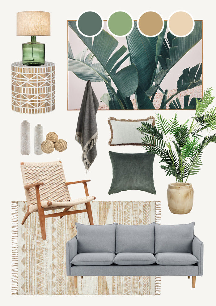 CARRINGTON FURNITURE ELLESHA TIMBER & NYLON ARMCHAIR