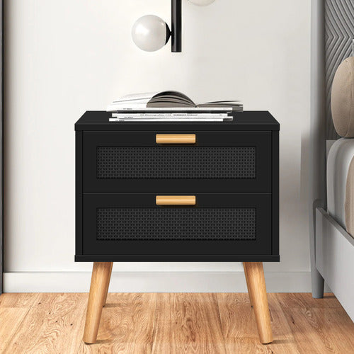 HOXTON ROOM VALENTIN 2 DRAWER BEDSIDE TABLE