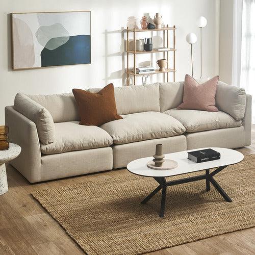 MARTINE UPHOLSTERED ARMLESS CHAIR