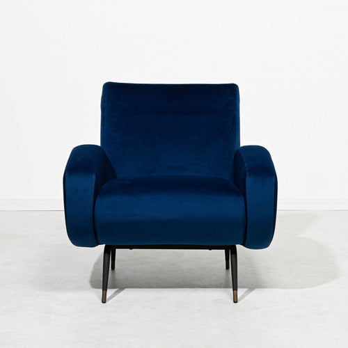 BROOKLYN AND BELLA MODERN MILAN VELVET ARMCHAIR