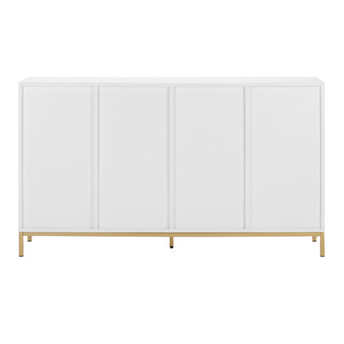 WHITE & GOLD MARLENE BOOKCASE