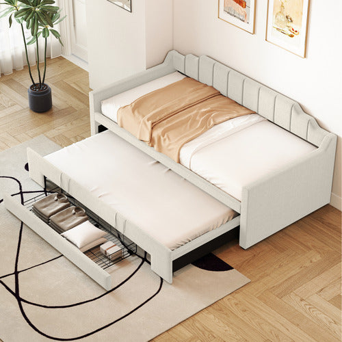 HAVEN COVE FURNITURE DEIDARA QUEEN DAYBED WITH TRUNDLE & STORAGE