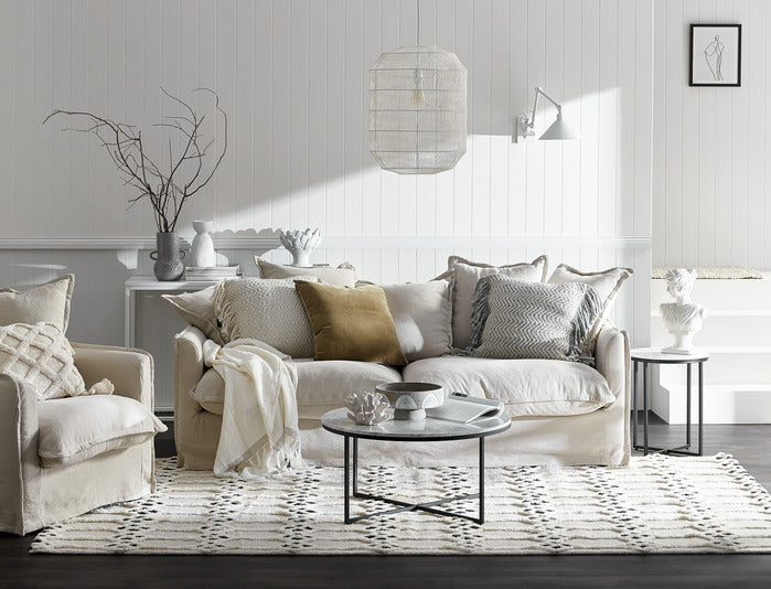 HYDE PARK HOME CUMULUS COTTON SLIPCOVER ARMCHAIR