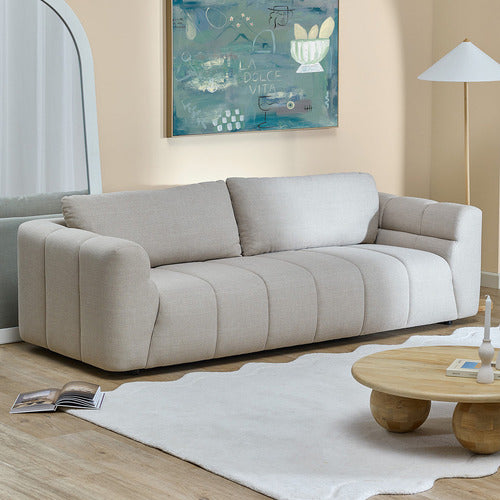 ALMA 3 SEATER UPHOLSTERED SOFA