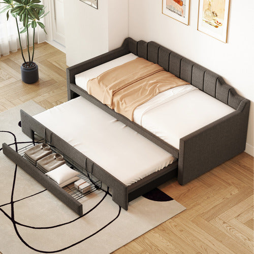 HAVEN COVE FURNITURE DEIDARA QUEEN DAYBED WITH TRUNDLE & STORAGE
