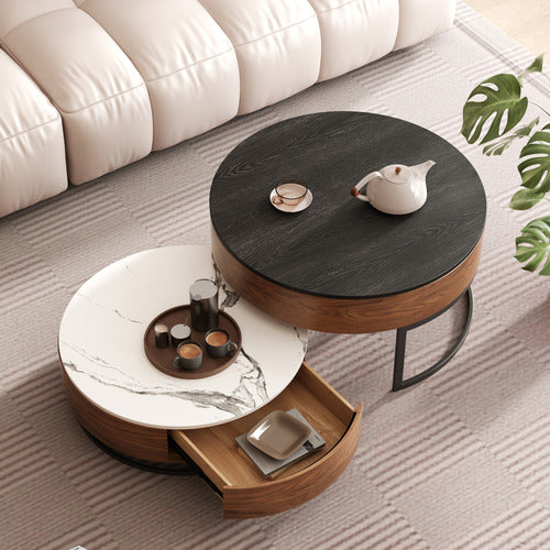 SHIRLEY LANE FURNITURE 2 PIECE LUISA NESTING COFFEE TABLE SET