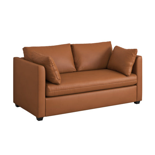 ARMADA COMMERCIAL LOTTE 2.5 SEATER FAUX LEATHER SOFA BED