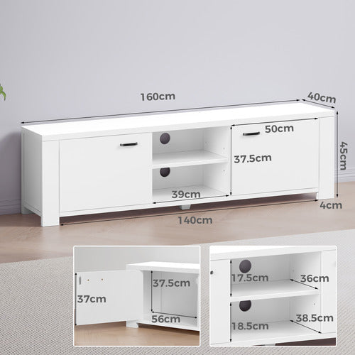 HOXTON ROOM 160CM MORGAN ENTERTAINMENT TV UNIT