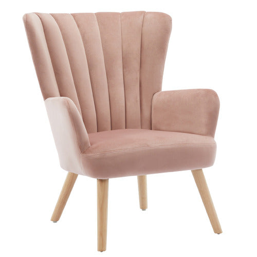 CASSINGTON HOME ELYSE VELVET ARMCHAIR