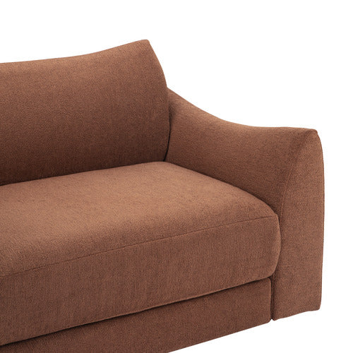 ALDO 1.5 SEATER OVERSIZED SINGLE BOUCLE SOFA BED