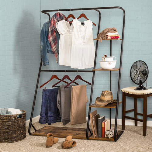 OLOLA LIVING RUSTIC Z-FRAME WARDROBE