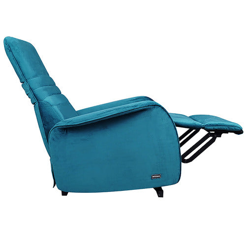YORK STREET ARUZHAN VELVET RECLINER ARMCHAIR