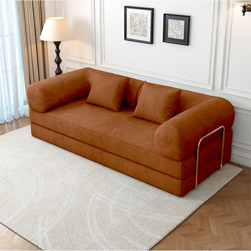 MIKASA FURNITURE KIRAN 3 SEATER DOUBLE CORDUROY SOFA BED