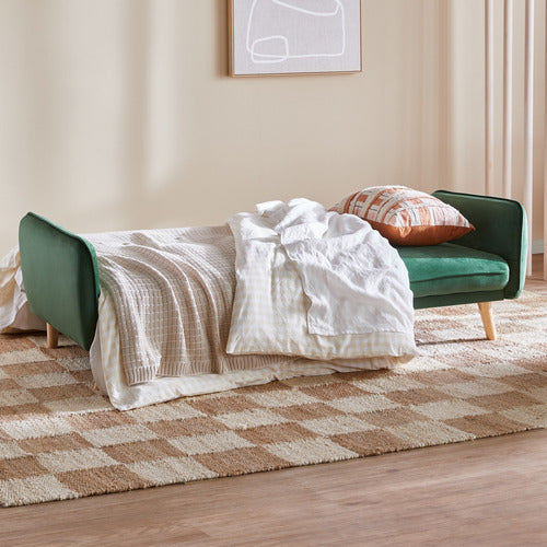 CHELSEA 3 SEATER VELVET SOFA BED