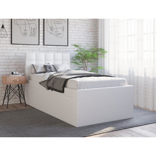 RAWSON & CO LANDA FAUX LEATHER KING SINGLE BED WITH TRUNDLE