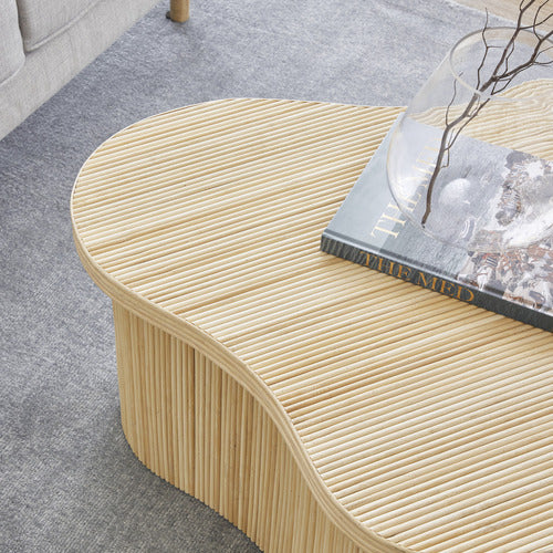 MADDISON LANE PIERRE RATTAN COFFEE TABLE
