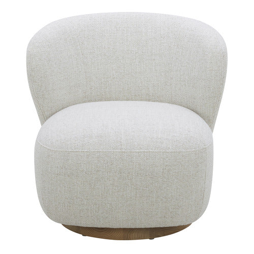 LIBBY UPHOLSTERED SWIVEL ACCENT CHAIR