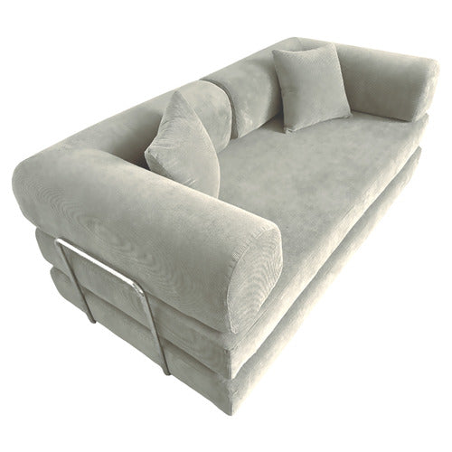 MIKASA FURNITURE KIRAN 3 SEATER DOUBLE CORDUROY SOFA BED