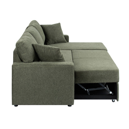 DARCY 3 SEATER SOFA BED WITH REVERSIBLE CHAISE