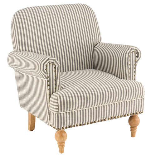 CASSINGTON HOME DARVIN STRIPE ARMCHAIR