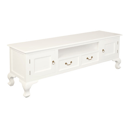 LA VERDE QUEEN ANN 2 DOOR 2 DRAWER ENTERTAINMENT UNIT