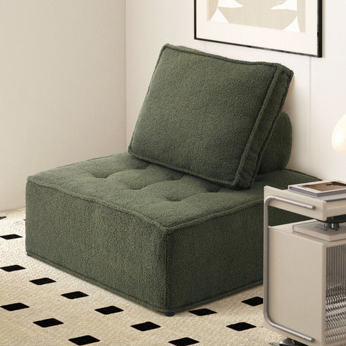 LIVING FUSION THESEUS BOUCLE ADJUSTABLE ACCENT CHAIR
