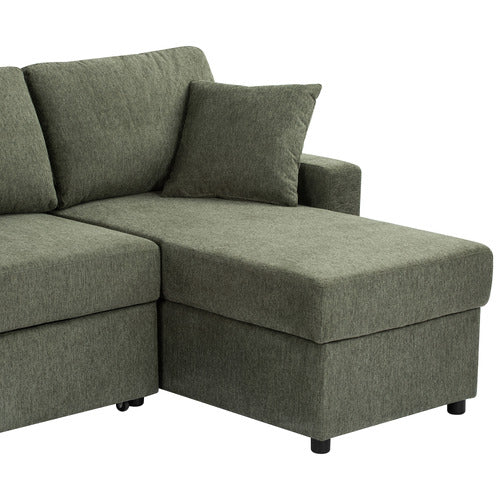 DARCY 3 SEATER SOFA BED WITH REVERSIBLE CHAISE