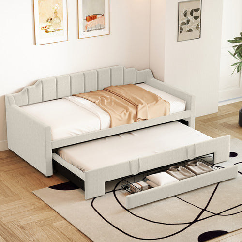 HAVEN COVE FURNITURE DEIDARA QUEEN DAYBED WITH TRUNDLE & STORAGE