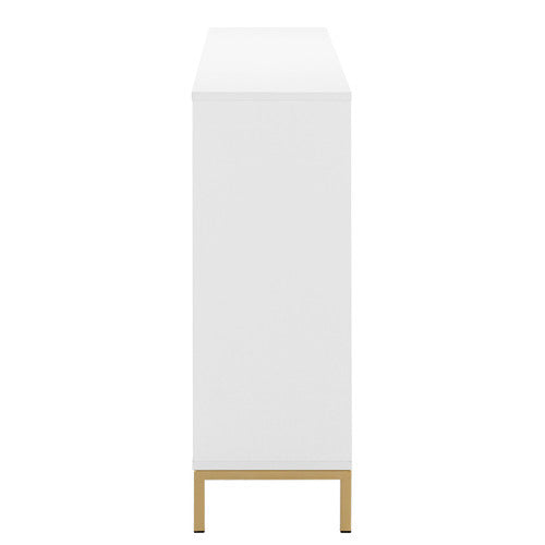 WHITE & GOLD MARLENE BOOKCASE