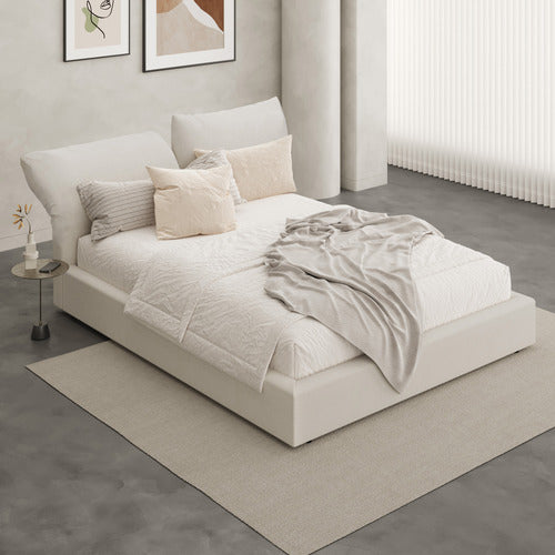 LIVING FUSION CHYNNE UPHOLSTERED QUEEN BED