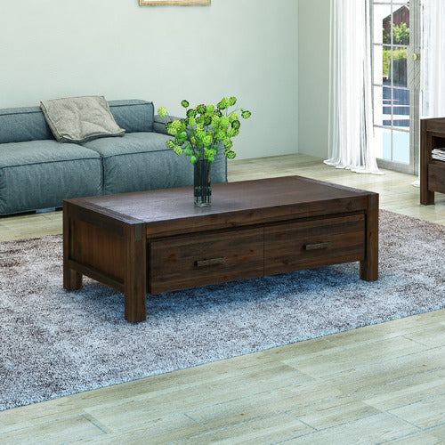 SOUTHERN STYLERS BELMONT ACACIA WOOD COFFEE TABLE