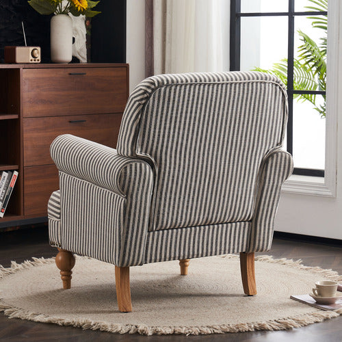 CASSINGTON HOME DARVIN STRIPE ARMCHAIR