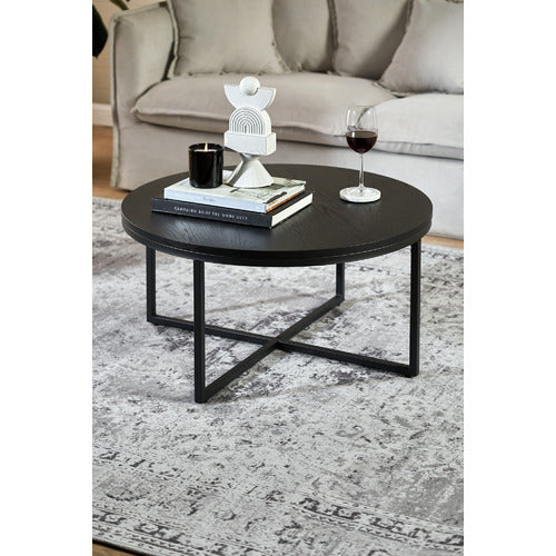 BORAS 80CM ROUND COFFEE TABLE