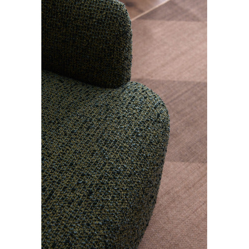 CUDDLE UPHOLSTERED SWIVEL ARMCHAIR