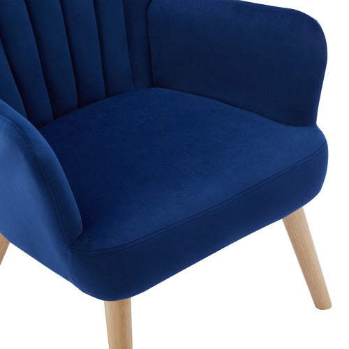 CASSINGTON HOME ELYSE VELVET ARMCHAIR