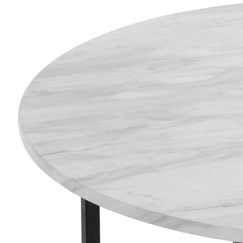 EVER DREAMING LIVING GAEL FAUX MARBLE COFFEE TABLE
