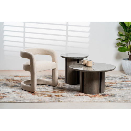 KEYS ROAD DESIGNS COLLOWAY MARBLE COFFEE TABLE